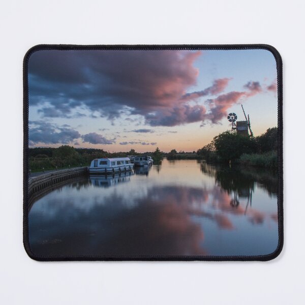 Item preview, Norfolk Broads windmill sunset designed and sold by cdkphotos.