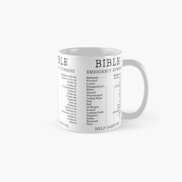 Bible Emergency Hotline Numbers Cool Christian S Coffee Mug by Noirty  Designs - Pixels