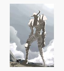 Shadow of the colossus inspired painting Photographic Print