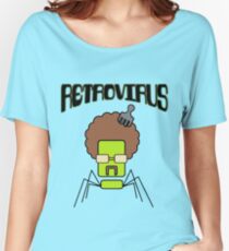 Camiseta ancha para mujer Retrovirus: virus viejo, nuevas aplicaciones