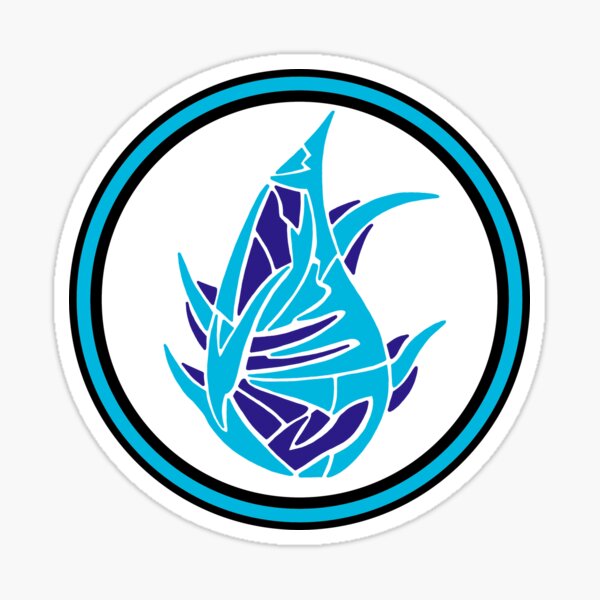 Blue Mana Symbol Magic The Gathering Sticker For Sale By Jwatsonabart