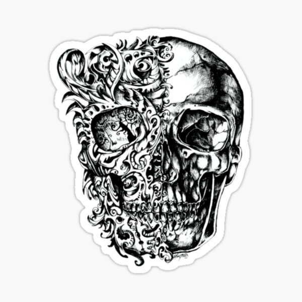 Totenkopf Skull Autoaufkleber Totenkopfsticker Tattoo Car Tuning Sticker USA 3D