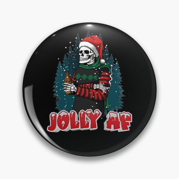 Artikelvorschau, Lustiges Jolly AF Skeleton Sarkastisches Weihnachten entworfen und verkauft von wdyoungblood.