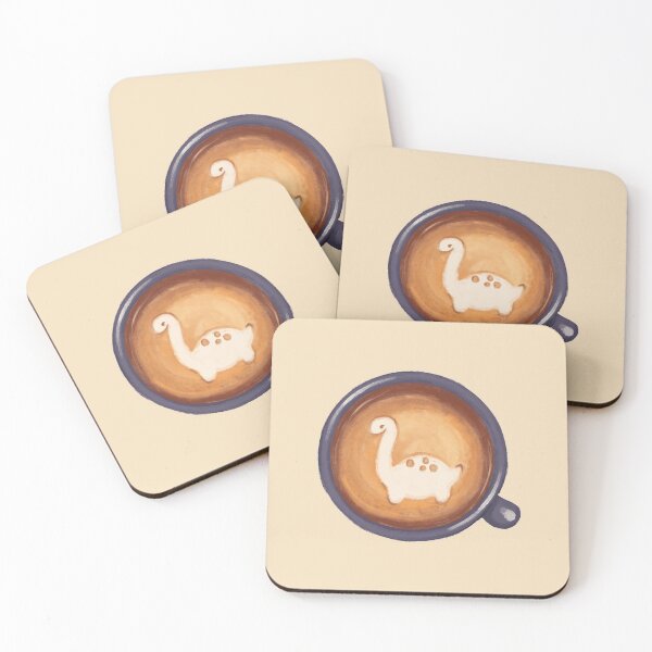 Item preview, Dino Latte Art designed and sold by Maya Pantic.