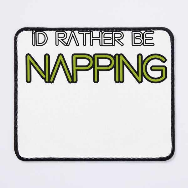 Item preview, I'd Rather Be Napping Relaxed Fit T-Shirt designed and sold by coccoPrints.