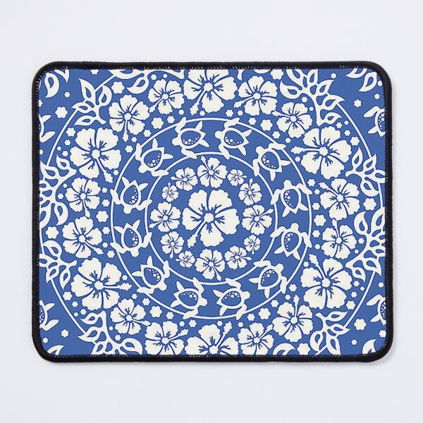 Item preview, bandana, blue and white bandana, henna pattern, middle eastern pattern, persian rug, designed and sold by Nostrathomas66.