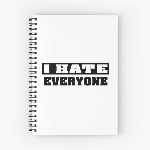 Item preview, I Hate Everyone Essential Classic Sticker designed and sold by SW33TSP0T.