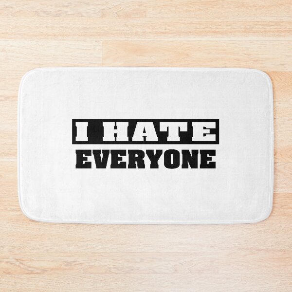 Item preview, I Hate Everyone Essential Classic Sticker designed and sold by SW33TSP0T.