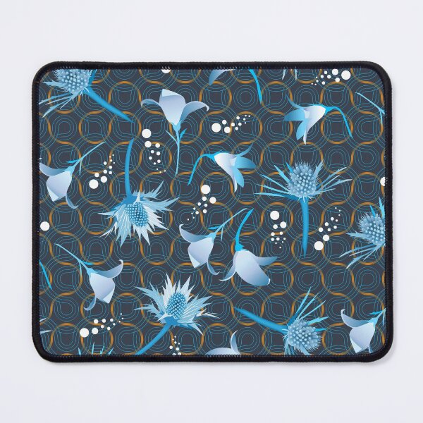 Item preview, bellflower and eryngium thistle truchet designed and sold by kobyakov.
