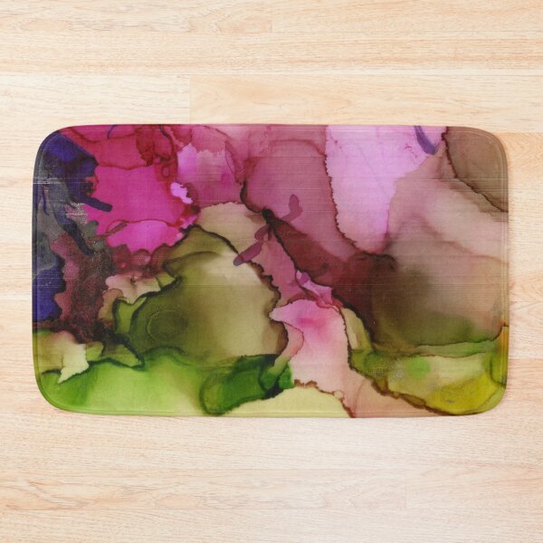 Item preview, Abstract in Green, Pink and Purple - One designed and sold by LymphomaLass.