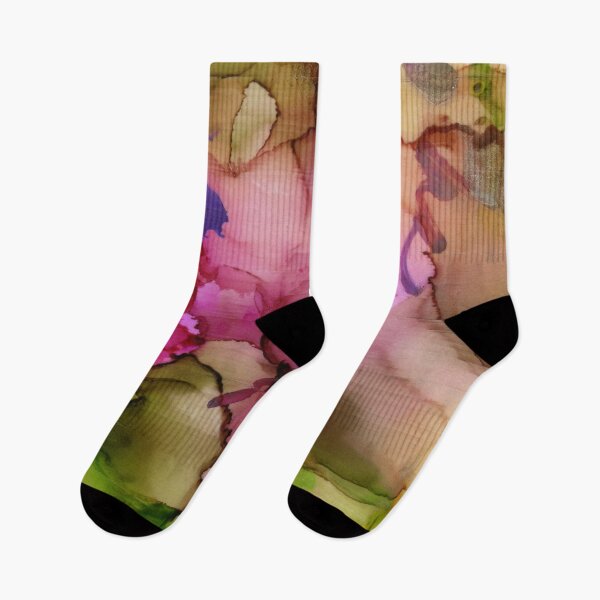 Item preview, Abstract in Green, Pink and Purple - One designed and sold by LymphomaLass.