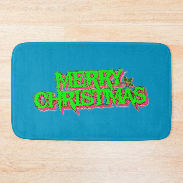 Item preview, Merry Christmas (Black Metal - neon) designed and sold by CERichards.