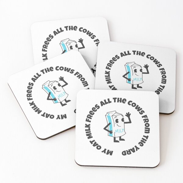 Item preview, Vegan Design - "My Oat Milk Frees All The Cows From The Yard" Funny T-Shirt designed and sold by henes88.