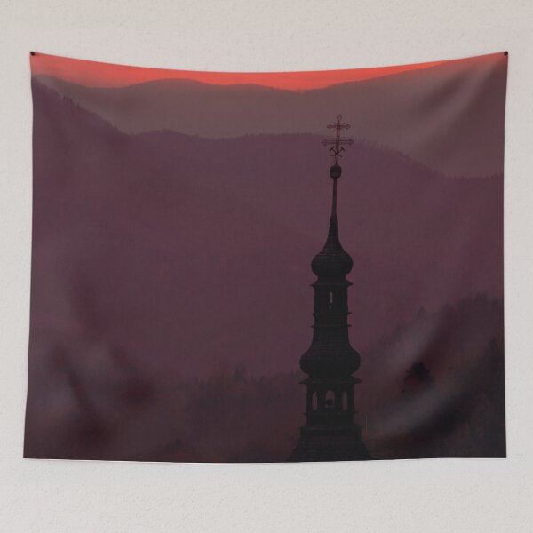Item preview, Dracula castle | Transylvania Blood Church Photography | Nosferatu Silhouette designed and sold by shi-RLY.