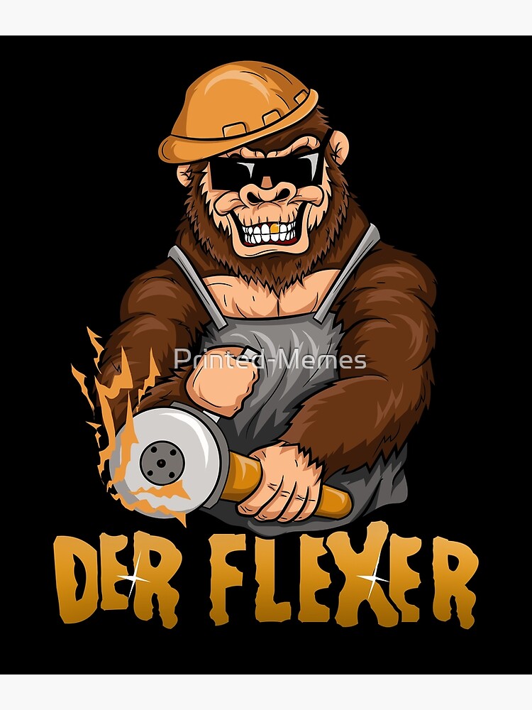 "Angle Grinder, Gym Craftsman, Flexer" Poster for Sale by PrintedMemes