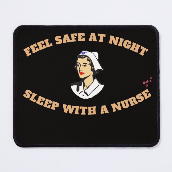 Item preview, Feel Safe At Night Sleep With A Nurse Essential T-Shirt designed and sold by Zyphrost ★★★★★ (✔).