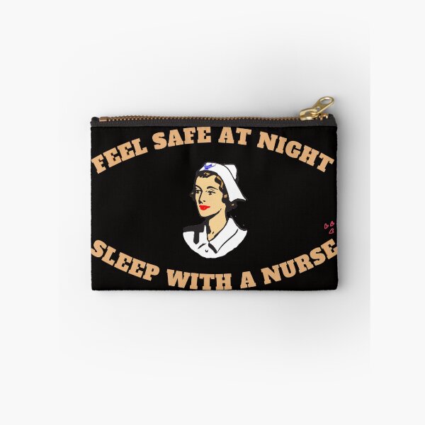 Item preview, Feel Safe At Night Sleep With A Nurse Essential T-Shirt designed and sold by Zyphrost ★★★★★ (✔).