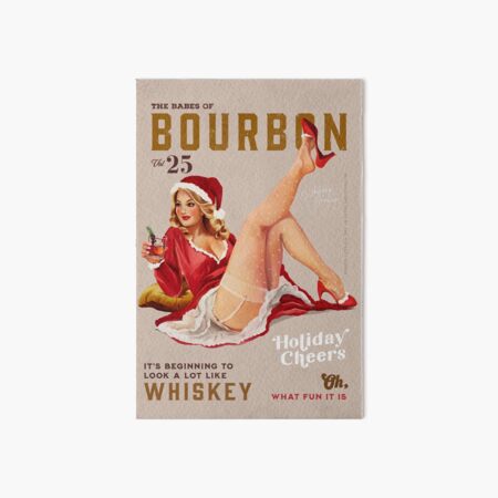 Item preview, The Babes Of Bourbon Vol. 25: Holiday Cheers designed and sold by The Whiskey Ginger Design Shop.