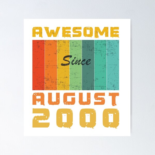 Item preview, Awesome Since August 2000 designed and sold by classy-shop.