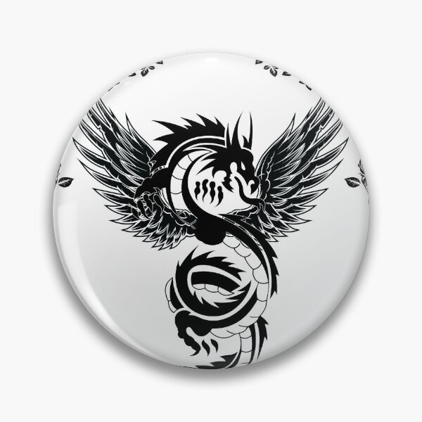 Item preview, Terrible Flying Dragon With Roses designed and sold by MiarCo.