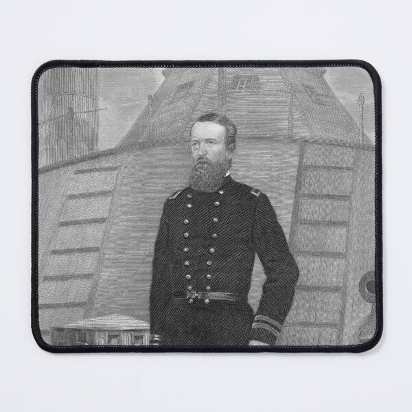 Item preview, Admiral David Dixon Porter Engraved Portrait designed and sold by warishellstore.