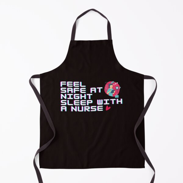 Item preview, Feel Safe At Night Sleep With A Nurse Essential T-Shirt designed and sold by Zyphrost ★★★★★ (✔).