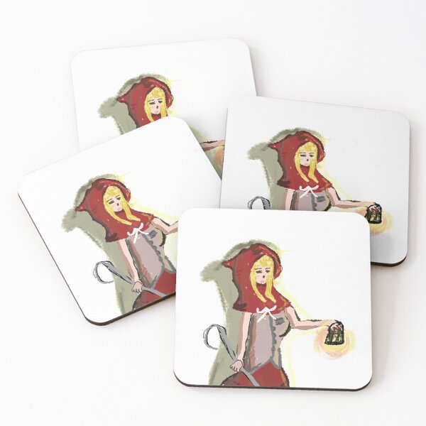Item preview, Little Red Riding Hood illustration designed and sold by QueenBubbleshop.