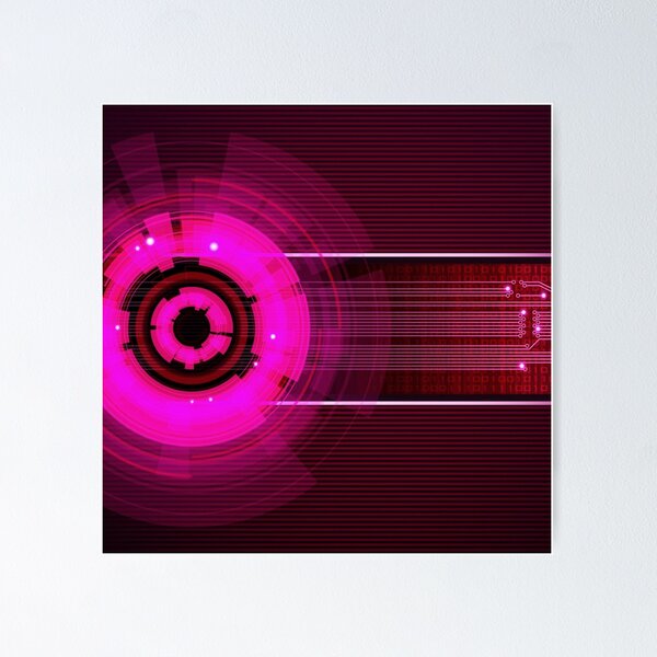 Item preview, Pink Digital Matrix Explosion Design designed and sold by NexusArts.