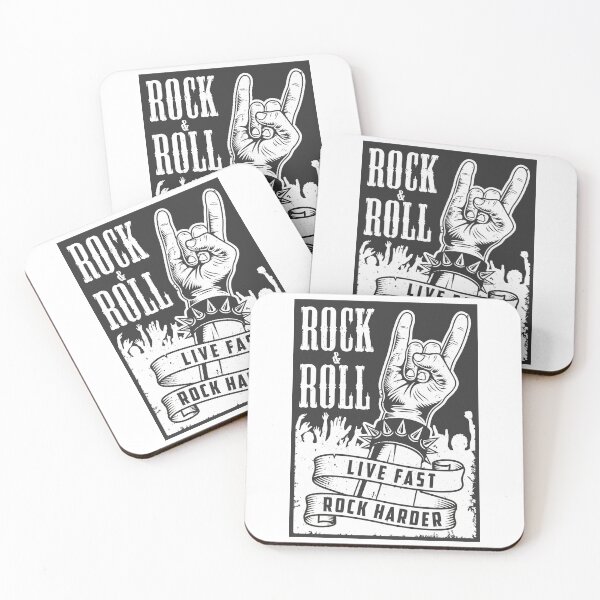 Item preview, Rock And Roll Live Fast Rock Harder designed and sold by Vector Scout Lab.