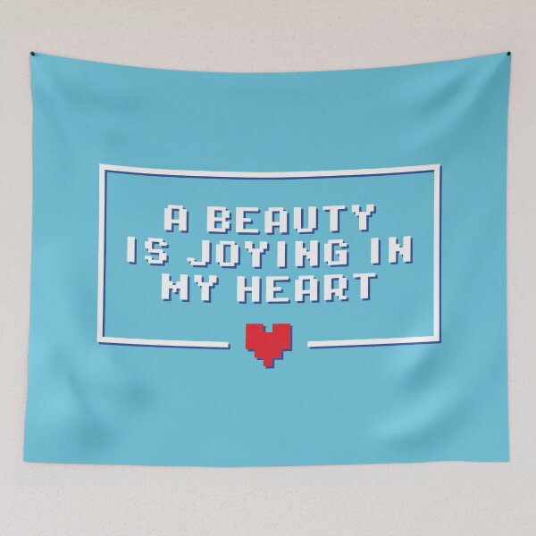 Item preview, A Beauty Is Joying In My Heart (Blue BG) designed and sold by FilipeFerreira.
