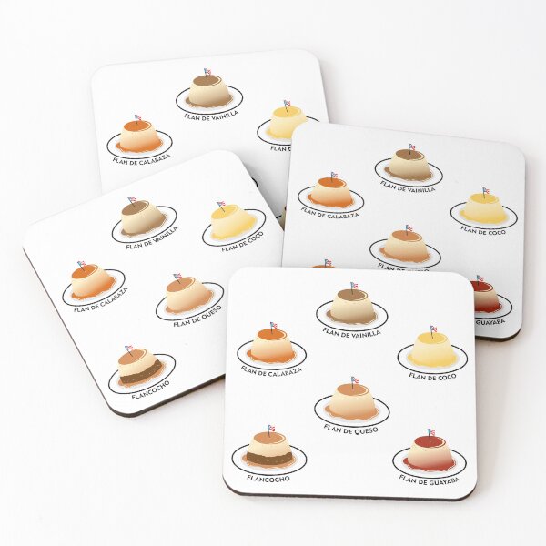 Item preview, Flan Puerto Rico Desserts Flag Names Vanilla Coconut Cheese Pumpkin Guava Flan Cake designed and sold by byDarling.