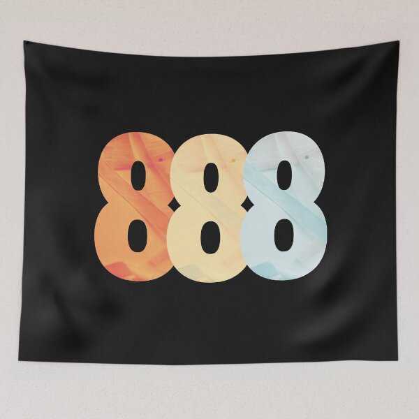 Item preview, numbers 888 designed and sold by Delicarte.