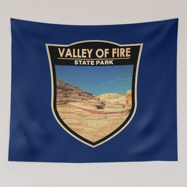 Item preview, Valley of Fire State Park Nevada Badge designed and sold by KrisSidDesigns.