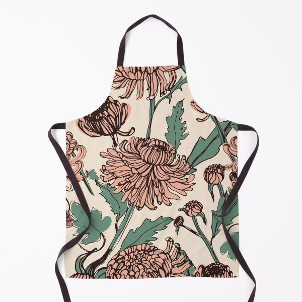 Artikelvorschau, Nahtloser Druck der japanischen Chrysantheme entworfen und verkauft von Dollfacedesign.