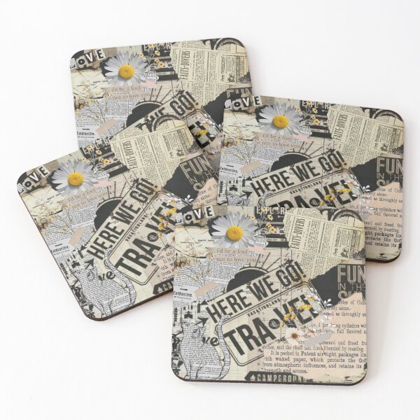 Item preview, Daily News Floral Collage designed and sold by Kawaii85.