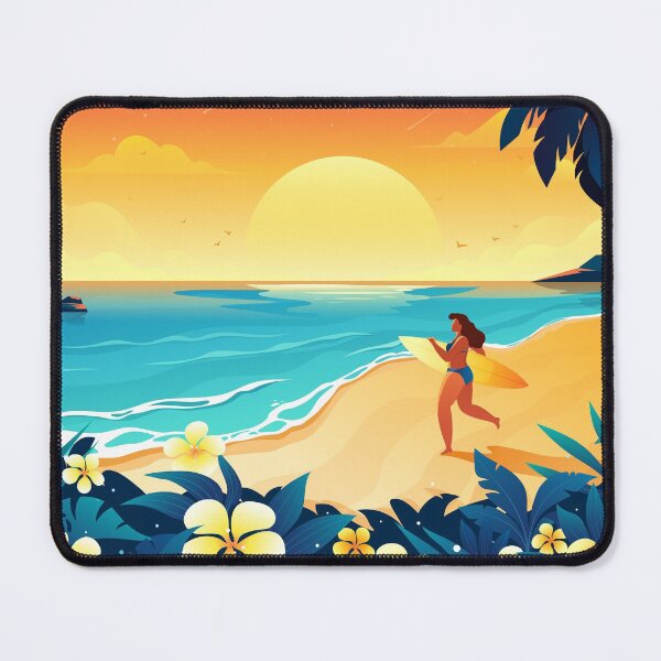 Item preview, Surfing In Sunset Beach  designed and sold by Vector Scout Lab.