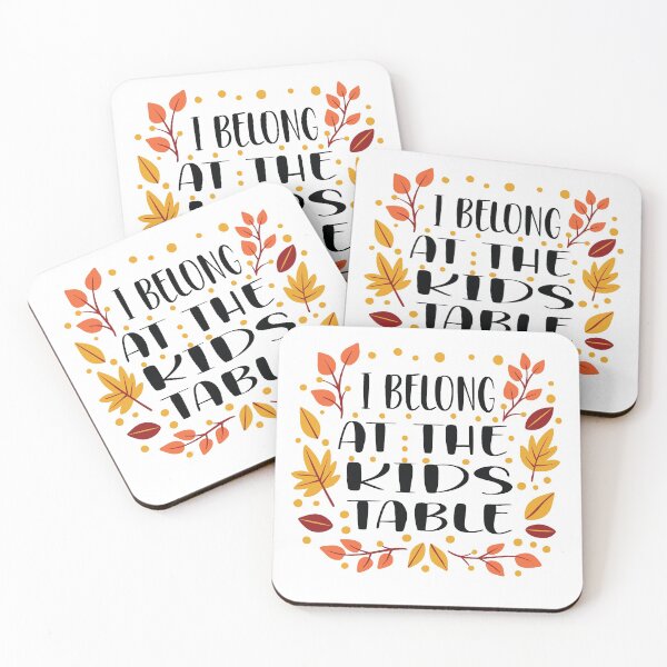 Item preview, Funny Thanksgiving 2021 I Belong at the Kids Table designed and sold by smarayoung.