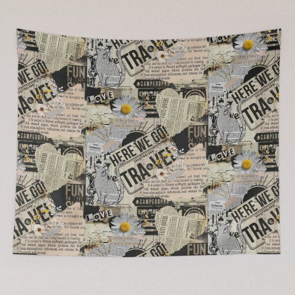 Item preview, Daily News Floral Collage designed and sold by Kawaii85.