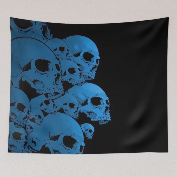 Item preview, Blue skulls designed and sold by Cosix.