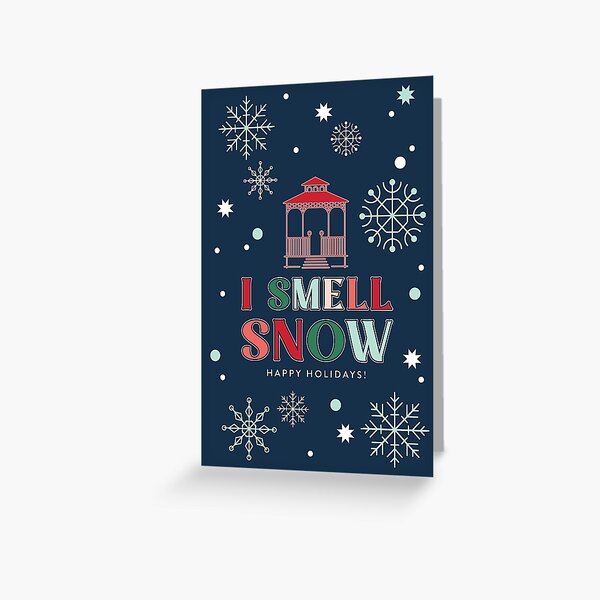 Item preview, I Smell Snow Holiday Card designed and sold by Haley McVey.
