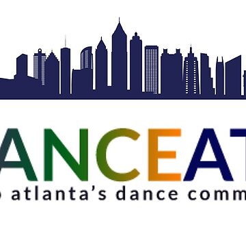 Artwork thumbnail, DanceATL City Skyline - Sticker/Magnet by DanceATL