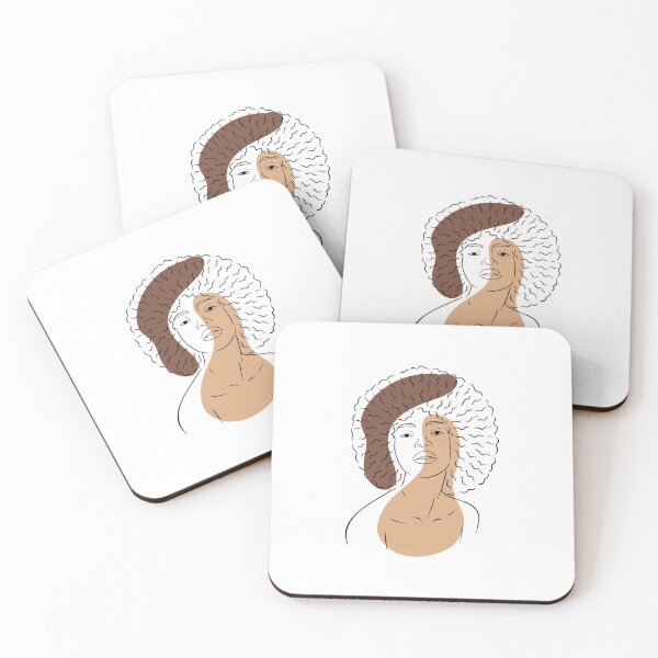 Item preview, Abstract Black Woman Art Decor designed and sold by melaninblack.