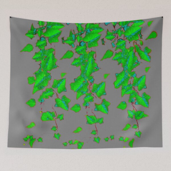 Item preview, GREY DECORATIVE HANGING GREEN IVY VINES GARDEN ART  designed and sold by sharlesart.