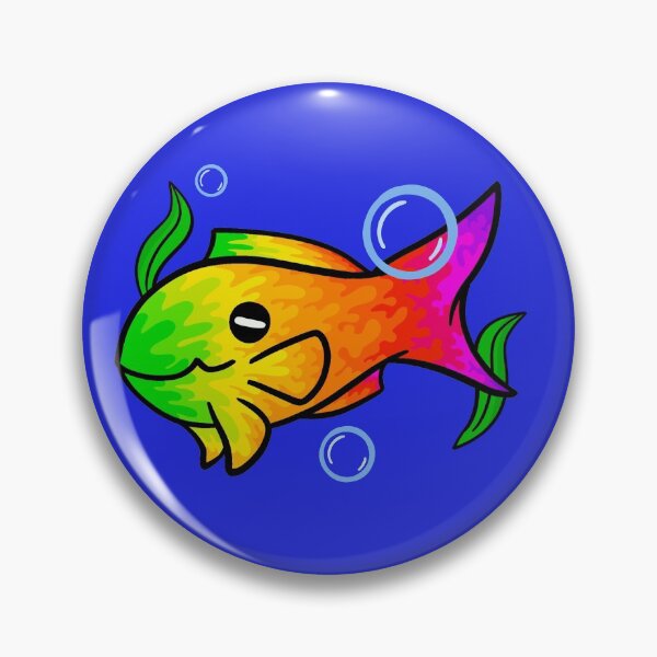 Item preview, Happy rainbow fish designed and sold by kukulgraphics.