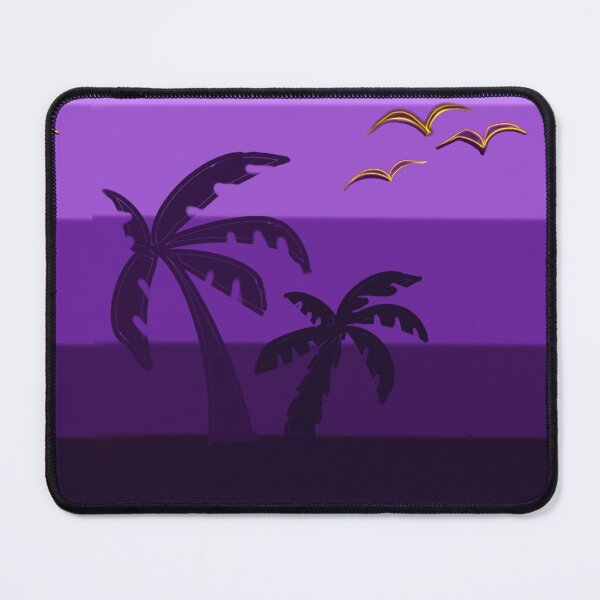 Item preview, Purple gradient palm tree silhouette  designed and sold by Artonmytee.