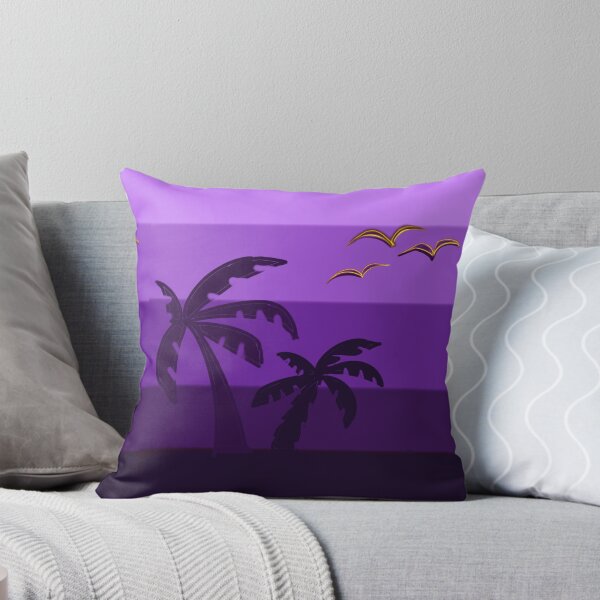 Item preview, Purple gradient palm tree silhouette  designed and sold by Artonmytee.