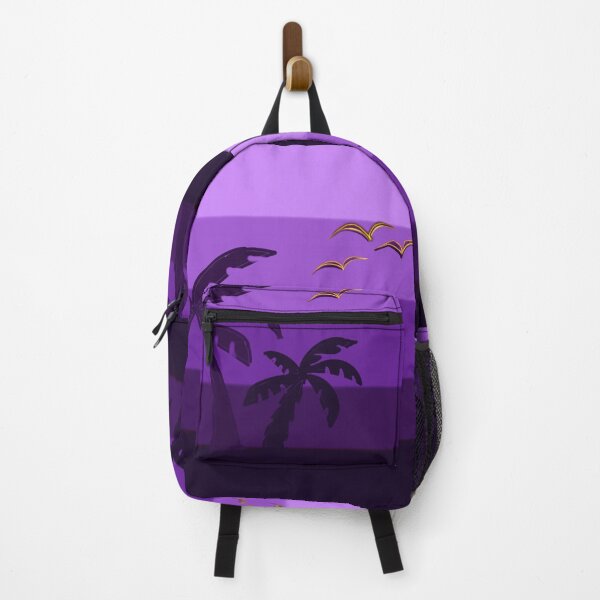 Item preview, Purple gradient palm tree silhouette designed and sold by Artonmytee.