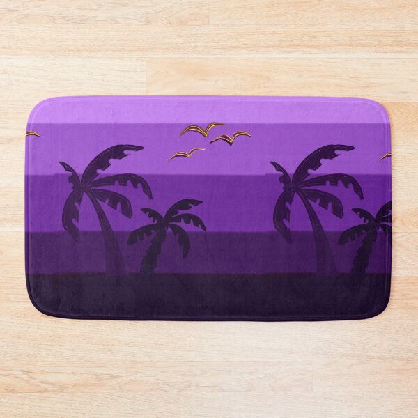 Item preview, Purple gradient palm tree silhouette  designed and sold by Artonmytee.