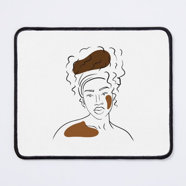 Item preview, Black African Woman Portrait Female designed and sold by melaninblack.