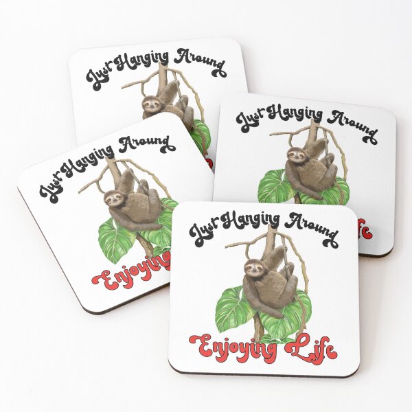Item preview, Lazy Sloth Just Hanging Around Enjoying Life in the Tree designed and sold by TJHstudio.